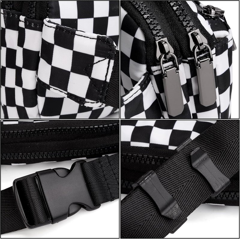 UTO Fanny Pack for Women Crossbody Trendy Fashion Belt Purse Chest Waist Hip Bumbag for Outdoor Shopping Travel Hiking - Image 4